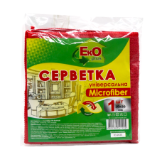 EKO Plus Серветка мікрофібра універсальна 30*30 см 1 шт