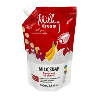 Milky Dream Мыло жидкое Банан и Красная плюмерия 500 мл (запаска)