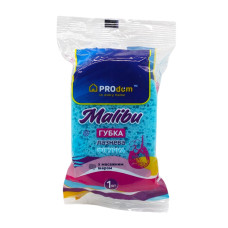 Губка банна Malibu ProDom 1 шт (15х9.5х5 см)