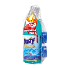 Набір Dasty гель для чищення унітазів "Океан" 750 мл +Smart Clean Диски в зливний бачок "Океан" 2 шт