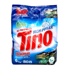 Tino High-Power Порошок для прання універсальний Mountain spring 6 кг (80 прань)