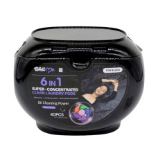 WellMe Капсули для прання Black 6в1 40 шт