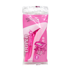 Одноразові бритви для гоління жіночі Wilkinson Sword Duplo Beauty 2 леза 5 шт