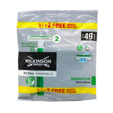 Одноразові бритви для гоління Wilkinson Sword Extra Essential Sensitive 2 леза 5+2 шт