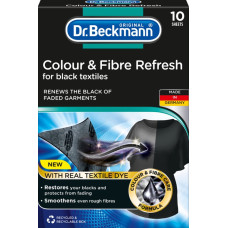 Серветки для обновления черного цвета и ткани Dr. Beckmann 10 шт