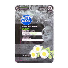 Маска для лица Acty Mask Detox гидрогелевая с углем и ромашкой 1 шт