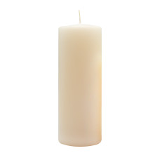 Свічка циліндрична Candlesense Decor молочно-біла 190*70 (85 год)