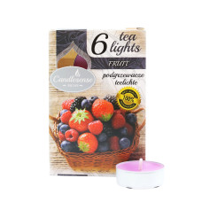 Свічка-таблетка Candlesense Decor ароматизована Fruit 6 шт (4,5 год)