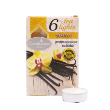 Свічка-таблетка Candlesense Decor ароматизована Vanilla 6 шт (4,5 год)