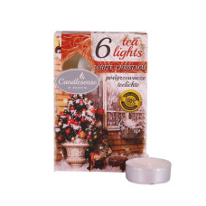 Свічка-таблетка Candlesense Decor ароматизована White Christmas 6 шт (4,5 год)