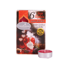 Свічка-таблетка Candlesense Decor ароматизована Love Potion 6 шт (4,5 год)