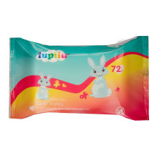 Дитячі вологі серветки Lupilu Baby Wipes 72 шт