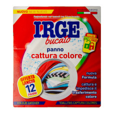 Салфетки-ловушка IRGE для стирки цветных вещей 12 шт