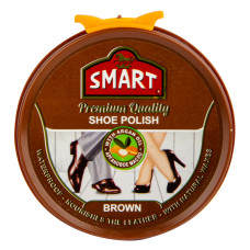 Паста для обуви Smart (коричневая) 50 мл