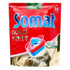 Таблетки для посудомоечных машин Somat Gold 34 шт.