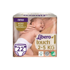 Подгузники Libero Touch размер 1 (2-5 кг) 22 шт