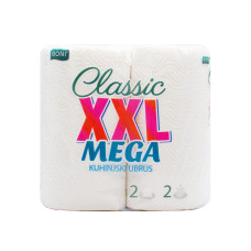 Бумажные полотенца BONI MEGA двухслойные 2 рулона