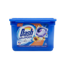 Гель-капсули для прання Dash 3в1 Ambra (18 прань)