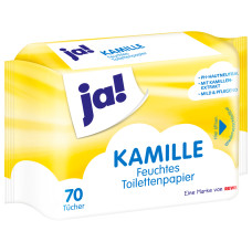 Влажная туалетная бумага-салфетки Ja! Kamile 70 шт.