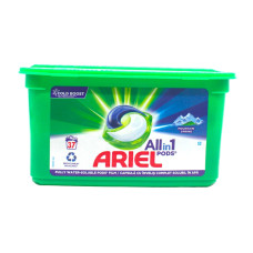 Ariel All in 1 гель-капсулы для стирки Горная свежесть 37 шт.