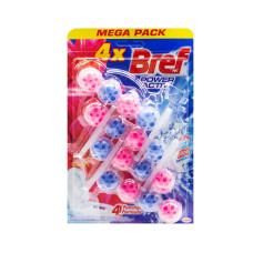 Bref Power Active туалетні блоки для унітазу Pink Flowers 4 х 50 г