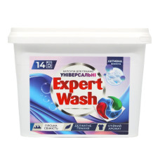 Expert Wash гель-капсули для прання універсальні "Гірська свіжість" 14 шт