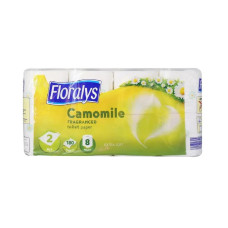 Floralys туалетний папір Camomile 8 рулонів 3 шари 150 відривів