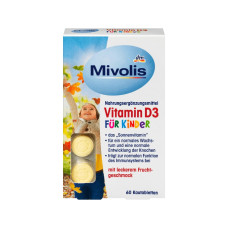 Mivolis Витамин D3 жевательные таблетки детские 60 шт.