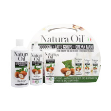 Natura Oil набор подарочный Almond Oil (гель д/душа 400 мл,молочко д/тела 200 мл,крем д/рук 75 мл)