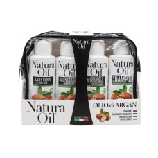 Natura Oil набір Jojoba Oil (Шампунь, 2в1 маска і бальзам, гель для душу, молочко для тіла) 4х100 мл