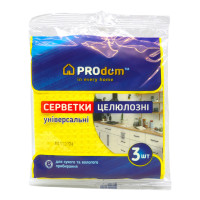 ProDom Салфетки целлюлозные 15,5*15,5 см 3 шт