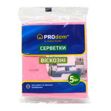 ProDom Серветки віскозні 30*36 см 5 шт