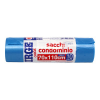 IRGE пакеты для мусора 100 л 10 шт. (синие)
