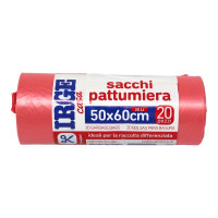 IRGE пакеты для мусора 30 л 20 шт. (розовые)