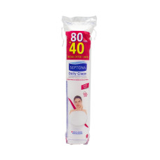 Septona ватные диски Daily Clean 80+40 шт.