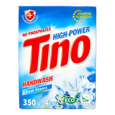 Tino High-Power Порошок для ручного прання універсальний Fresh Flowers 350 г