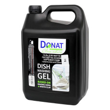 Donat Clean Nature Гель для миття посуду на основі харчової соди з білою глиною 5 л (каністра)