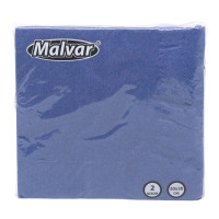 Malvar Салфетки столовые "Синяя" 30*30 см 2 слоя 40 шт